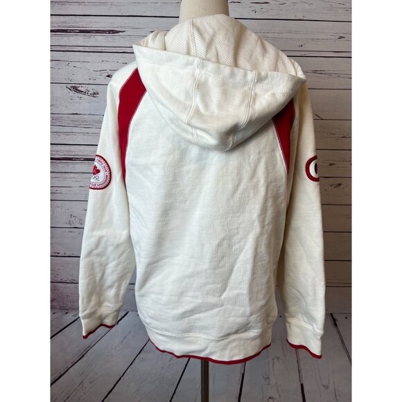 Team Canada Olympic HBC Hoodie Jacket womens Small Olympics Half Zip Sweatshirt - Picture 2 of 10
